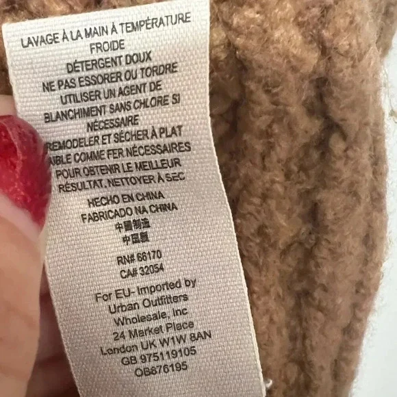 FREE PEOPLE‎ Serene Cardigan Sweater in Brown size XS